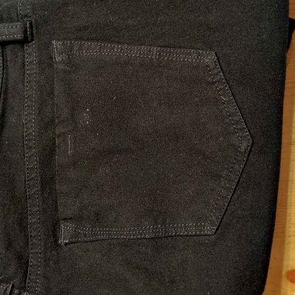 Banana Republic Sloan Trousers • High Waist Straight Leg Pants • Black Stretch - Picture 5 of 15